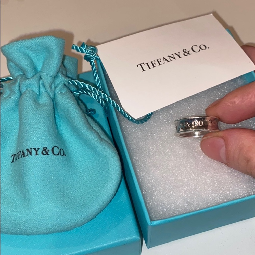 Tiffany & Co. Silver 1837 Ring